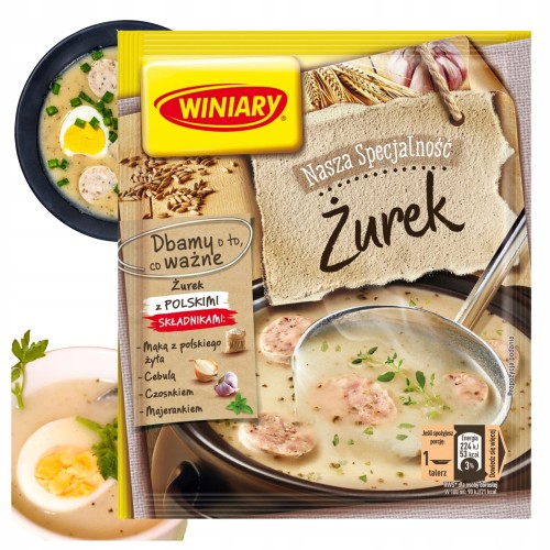 Przejdź do produktu Zupa Ekspresowa Instant Winiary Żurek Szybkie Przygotowanie Aromatyczny 49g