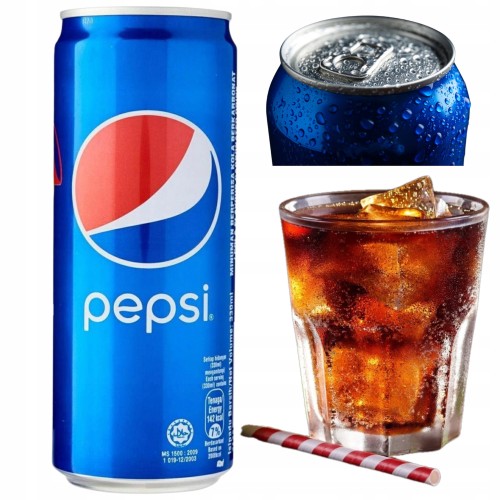 Przejdź do produktu PEPSI Napój Gazowany Orzeźwiający w Puszce Smaczny Kultowy 330ML