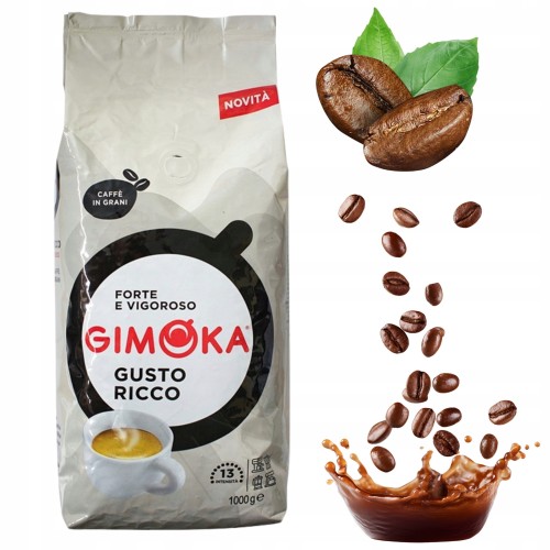 Przejdź do produktu Gimoka L'Espresso All'Italiana Gusto Ricco Kawa ziarnista mieszana 1000 g