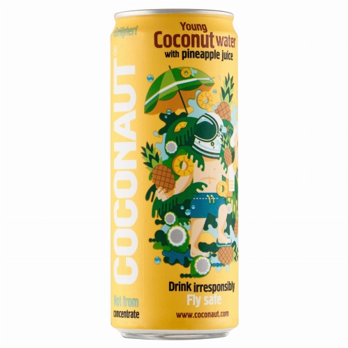 Przejdź do produktu Woda Kokosowa Niegazowana Coconaut z Kokosa Nawodnienie Ananas 0,32 l