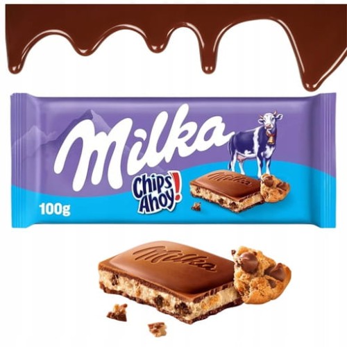 Przejdź do produktu Milka Czekolada Mleczna Chips Ahoy Z Kawałkami Ciastek I Czekolady 100g