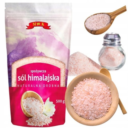 Przejdź do produktu MK Sól Himalajska Naturalny Skarb Gór Himalajów Drobna Do Potraw 500g