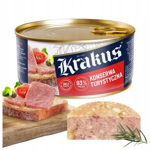 Przejdź do produktu Krakus Konserwa Turystyczna Luksusowa Idealna na Co Dzień I W Podróży 300g