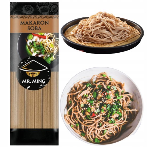 Przejdź do produktu Makaron Soba Ming Tradycyjny Makaron Gryczany Kuchnia Azji WvToim Domu 300g