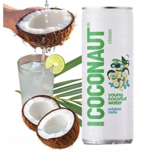 Przejdź do produktu Coconaut Woda Kokosowa Naturalna Świetnie Orzeźwiający Napój 80 ml