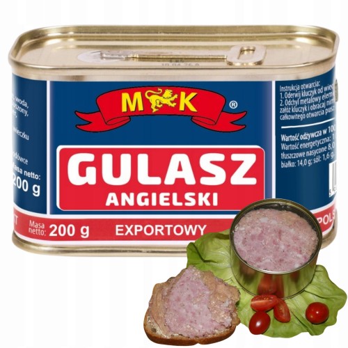 Przejdź do produktu MK Gulasz Angielski Export Klasyczny Solidny Smak na Każdą Okazję 200g