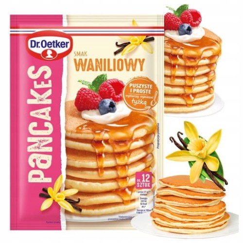 Przejdź do produktu DR. OETKER Pancakes Waniliowe Puszyste Naleśniki O Aromacie Wanilii 170g