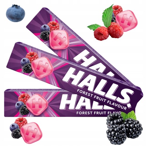Przejdź do produktu Halls Forest Fruit Ciesz Się Każdą Chwilą Pełną Owocowej Świeżości 33,5g