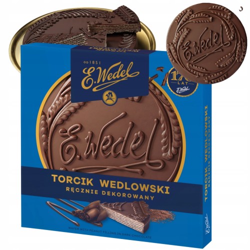 Przejdź do produktu Wedel Torcik Czekoladowy Waflowy Wafle Z Delikatnym Kremem Prezent 250 g