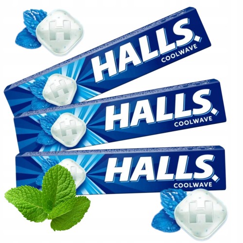 Przejdź do produktu Cukierki Coolwave Halls Owocowe Pastylki Odświeżające Oddech Mocne 33,5g