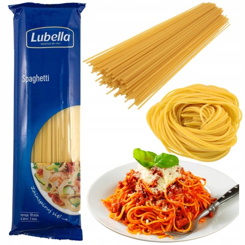 Przejdź do produktu Makaron Spaghetti Lubella Klasyczny Uniwersalny z Pszenicy Do Sosów 400 g