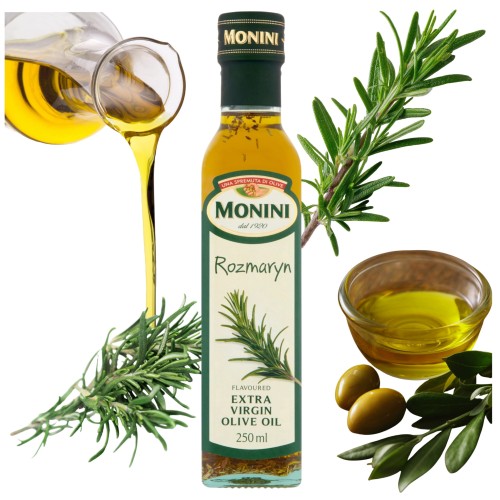 Przejdź do produktu Monini Aroma Rosmarino Oliwa Z Oliwek Aromatyczna Z Rozmarynem 250 ml