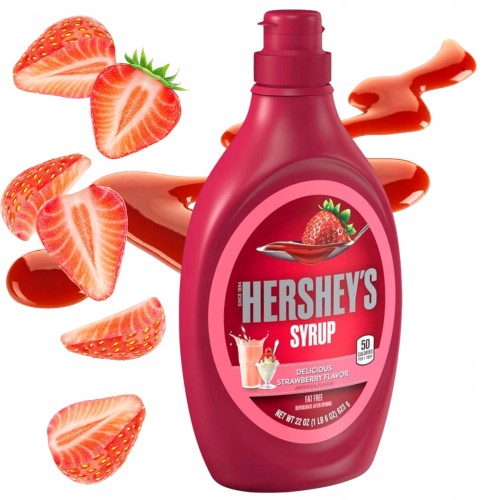 Przejdź do produktu Hershey’s Strawberry Syrop Truskawkowy Do Deserów Lodów Naleśników Sos 623g