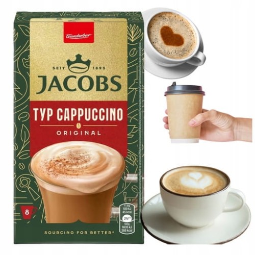 Przejdź do produktu KAWA JACOBS Cappuccino Milka Classic Aromatyczna z Pianką 92,8 g (8x11,6 g)