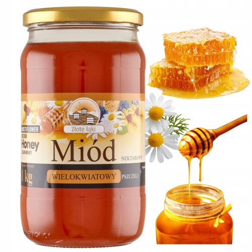 Przejdź do produktu BARTNIK MIÓD ZŁOTE ŁĄKI WIELOKWIATOWY 1KG