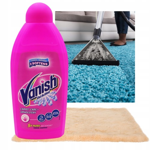 Przejdź do produktu VANISH Płyn do Dywanów Skutecznie Usuwa Plamy I Zabrudzenia 450ml