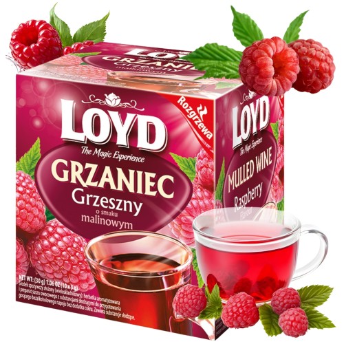 Przejdź do produktu Mokate Herbata Grzaniec Malinowy Ekspresowa Pysznie Malinowa 10 Saszetek