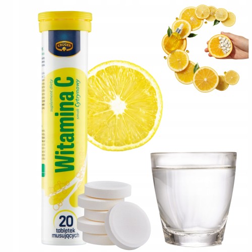 Przejdź do produktu Krüger Witamina C Wsparcie Odporności Energia i Odświeżenie Witaminy 84tg