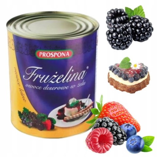 Przejdź do produktu Prospona Frużelina Owoce Leśne Mix Naturalna Owocowa Eksplozja Smaku 380g