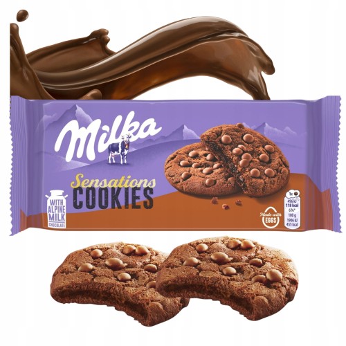 Przejdź do produktu Ciastka Milka Sensation Inside Choco Kruche z Nadzieniem Czekoladowym 156g