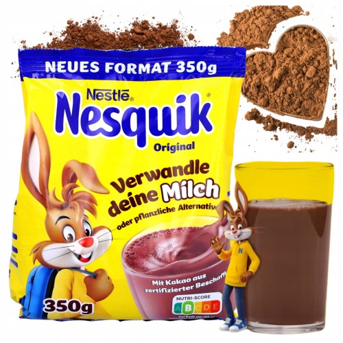 Przejdź do produktu Nesquik Kakao Rozpuszczalne Pyszny Napój Czekoladowy Dla Całej Rodziny 350g