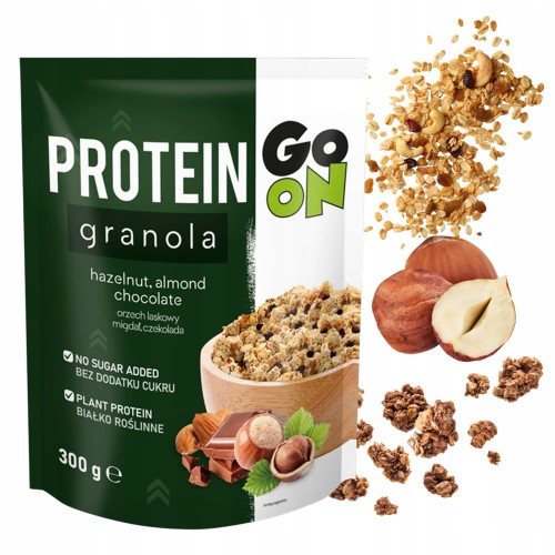 Przejdź do produktu Sante Granola GO Protein Czekolada Orzech Zacznij Zdrowym Śniadaniem 0,3kg