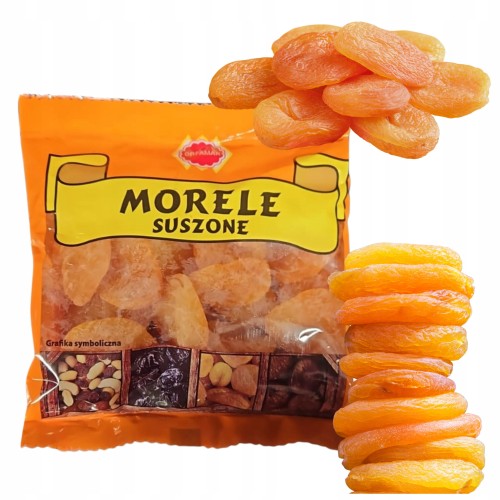 Przejdź do produktu Orfamak Morele Suszone Naturalnie Bogate Źródło Wapnia Cukrów Prostych 200g