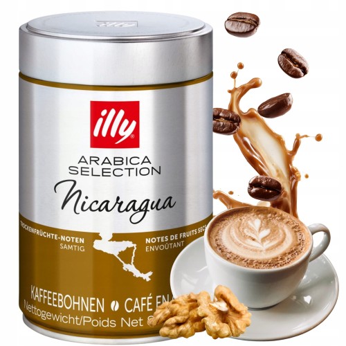 Przejdź do produktu Illy Kawa Monoarabica Nicaragua Ziarno Aromatyczna Orzechowa Włoska 250 g