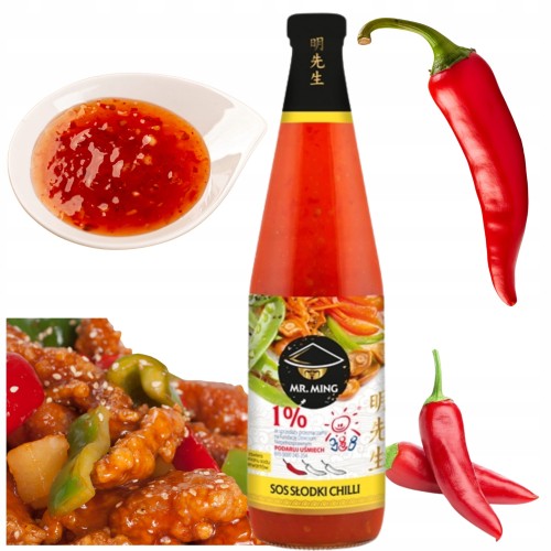 Przejdź do produktu Sos Chili Słodki Ming Intensywny Smak Azjatycki Twoich Potraw 0,7 L