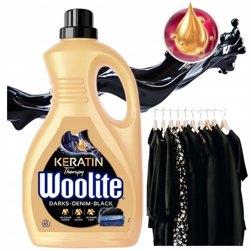 Przejdź do produktu WOOLITE Dark Płyn Do Prania Ciemnych Ubrań Ochrona I Połysk Tkanin 2,7L