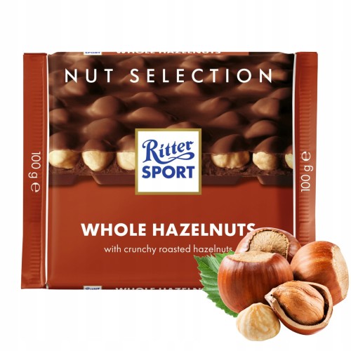 Przejdź do produktu Ritter Sport Delikatna Czekolada Mleczna Z Orzechem Laskowym 100 g