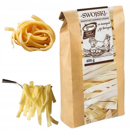 Przejdź do produktu Makaron Swojski Wstęga Tradycyjny Makaron Pszeniczny 400 g