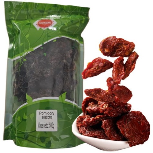 Przejdź do produktu Suszone Pomidory 500g Naturalne Zdrowa Żywność Orafmak