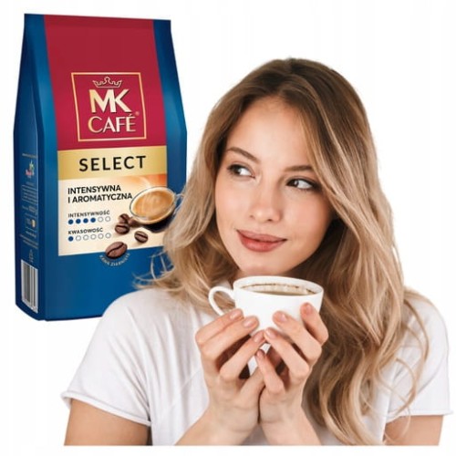 Przejdź do produktu Kawa Ziarnista Mieszana Aromatyczna Arabica Robusta - MK Cafe Select 1000 g