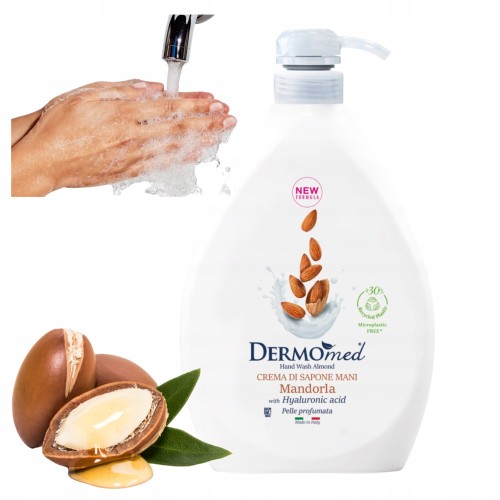 Przejdź do produktu DERMOMED Mydło w Płynie z Pompką do Rąk i Ciała Migdałowe 1000 ml