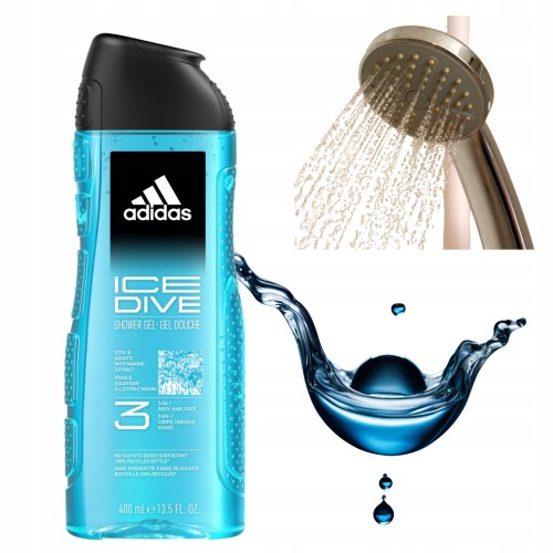 Przejdź do produktu Adidas Ice Dive Żel Pod Prysznic 3w1 Idealne Orzeźwienie Dla Mężczyzn 400ml
