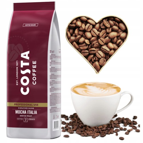 Przejdź do produktu Kawa Ziarnista Costa Professional Mocha Italia Medium Roast Moc 7/12 1KG