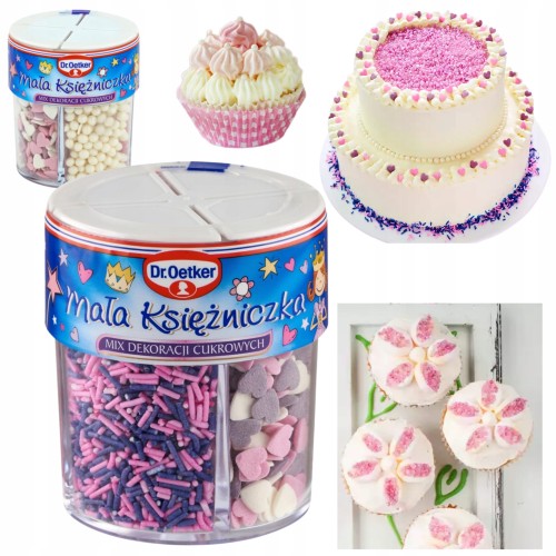 Przejdź do produktu DR OETKER DEKOR POSYPKA MAŁA KSIĘŻNICZKA 78G