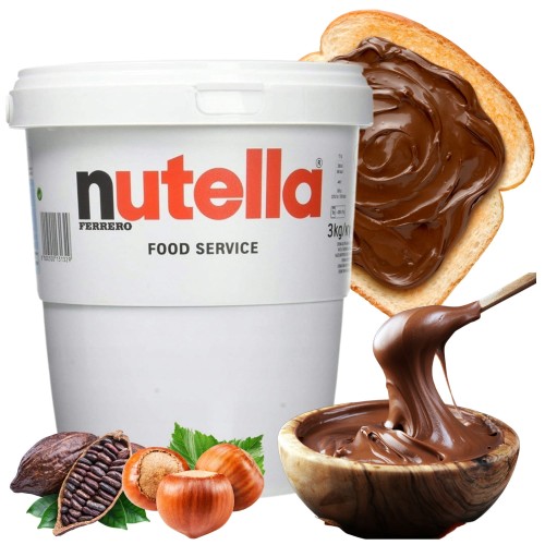 Przejdź do produktu Nutella Krem Orzechowo Czekoladowy XXL Do Smarowania Oryginalny Ferrero 3kg
