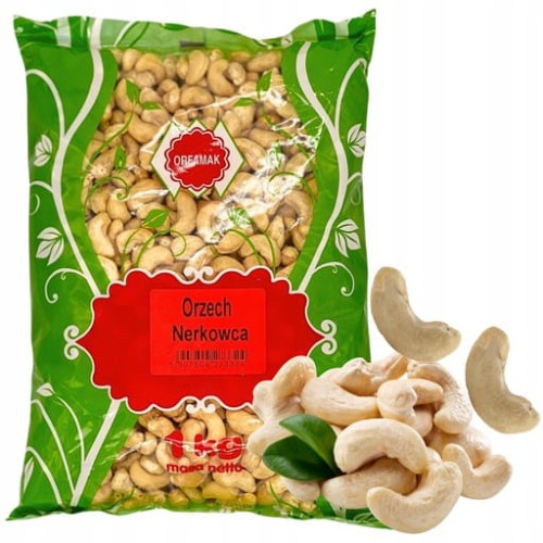 Przejdź do produktu Orzechy Nerkowca Całe 1kg Nerkowiec Naturalne Zdrowa Żywność Białko 1kg