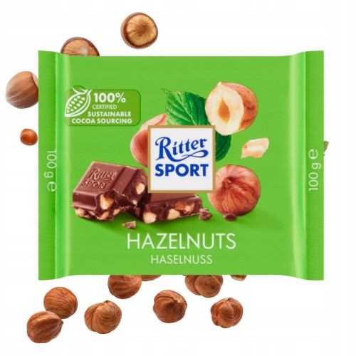 Przejdź do produktu Ritter Sport Czekolada Z Nadzieniem I Ciętymi Orzechami 100 g