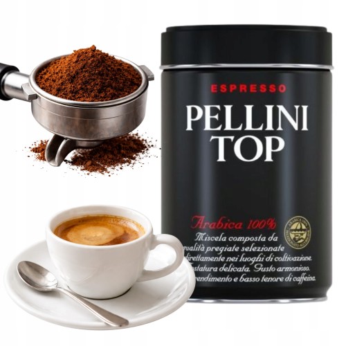 Przejdź do produktu Kawa Pellini Top Mielona w Puszce 100% Aromatyczna Arabica Premium 250g