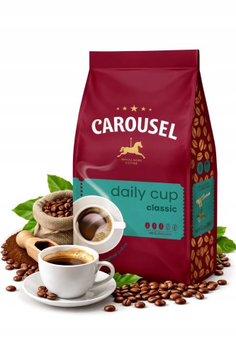 Przejdź do produktu Kawa Carousel Daily Cup Classic Ziarnista Aromatyczna Codzienna Kawa 1kg