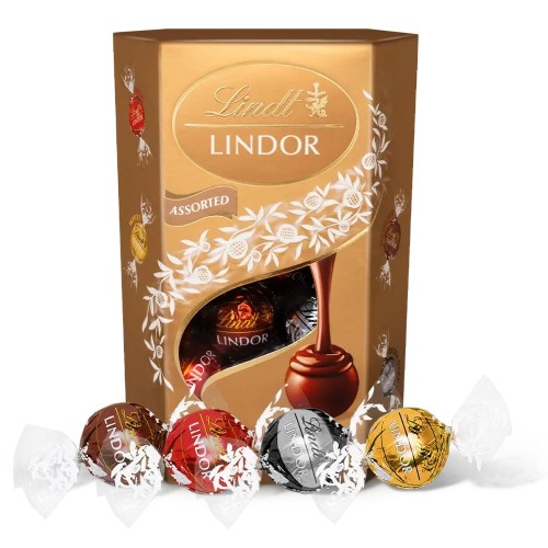 Przejdź do produktu Czekoladki Lindt Lindor Praliny Krem Nadziewane Pralinki Mix Smak Assorted