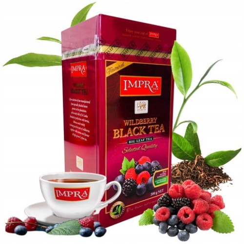 Przejdź do produktu Impra Wildberry Black Tea Puszka Herbata czarna Liściasta Owoce Leśne 200g