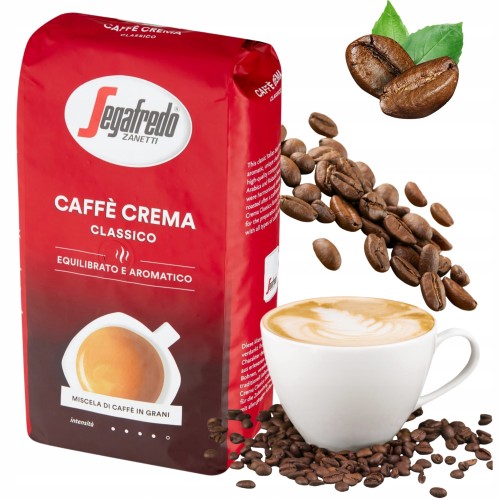 Przejdź do produktu Kawa Ziarnista Mieszana Segafredo Caffè Crema Classico Kremowy Aromat 1000g