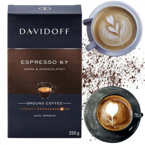 Przejdź do produktu Davidoff Espresso Kawa Mielona Włoska Jakość Intensywny Aromat I Smak 250g