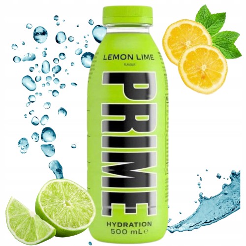 Przejdź do produktu Napój Nawadniający Prime Hydration Lemon Lime Izotonik Bez Cukru 500ml