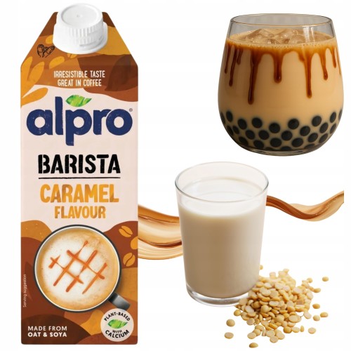 Przejdź do produktu Alpro Barista Napój Roślinny Owsiano-Sojowy Karmel Danone Premium 750 ml