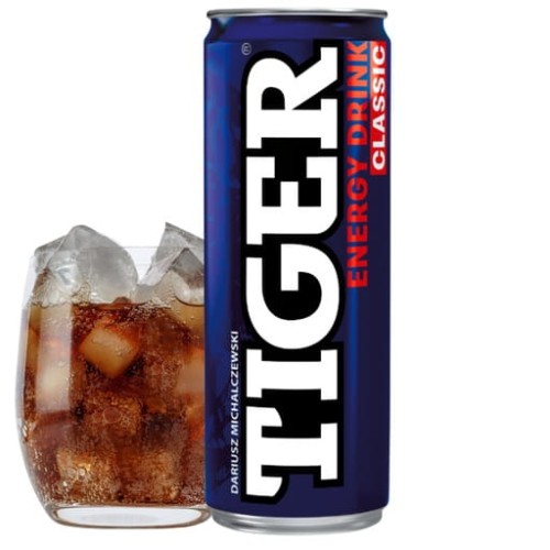 Przejdź do produktu Napój Tiger Energy Drink Classic 250 ml Wysoka Zawartość Tauryny Kofeiny